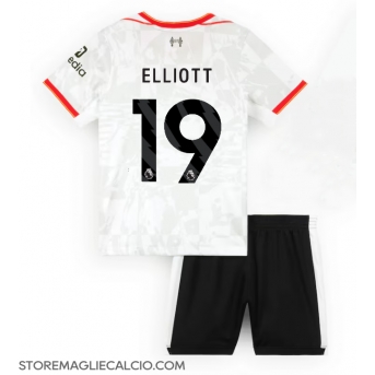 Liverpool Harvey Elliott #19 Maglia Gara Terza Repliche 2024-25 Bambino